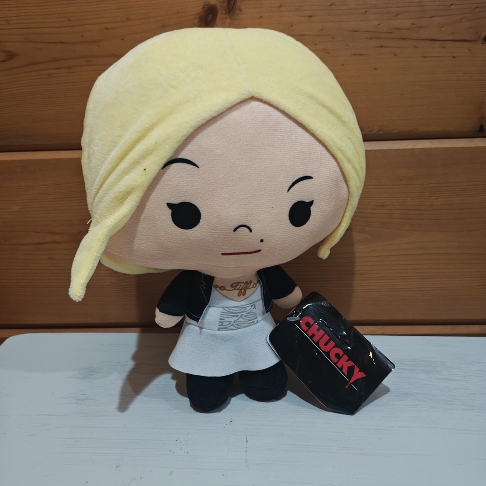 Used w/ Tag Toy Factory Bride of Chucky Tiffany Plush Doll‎ 12" Big Head Doll E3